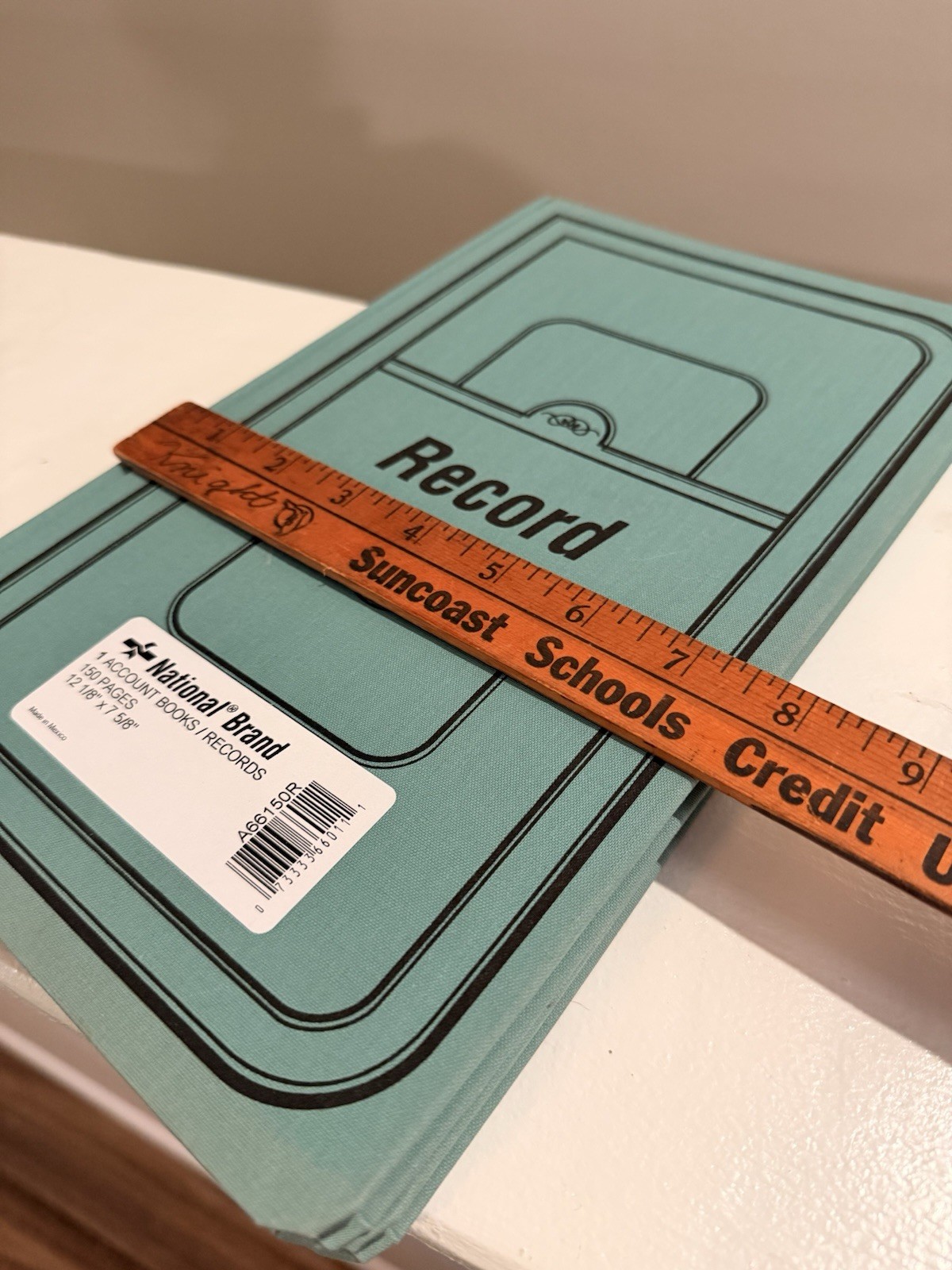 National Brand A66 150R Account Record Book 150 Pages 2 Pack New