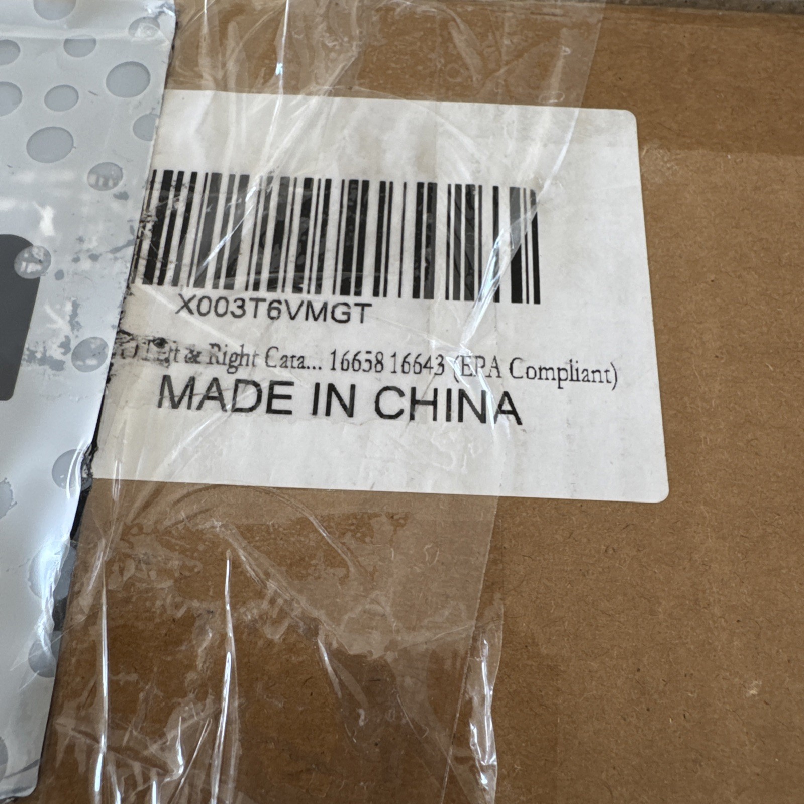2 NEW SAROTIN N/JIE/D101036 N/JIE/D011022 CATALYTIC CONVERTERS new open box