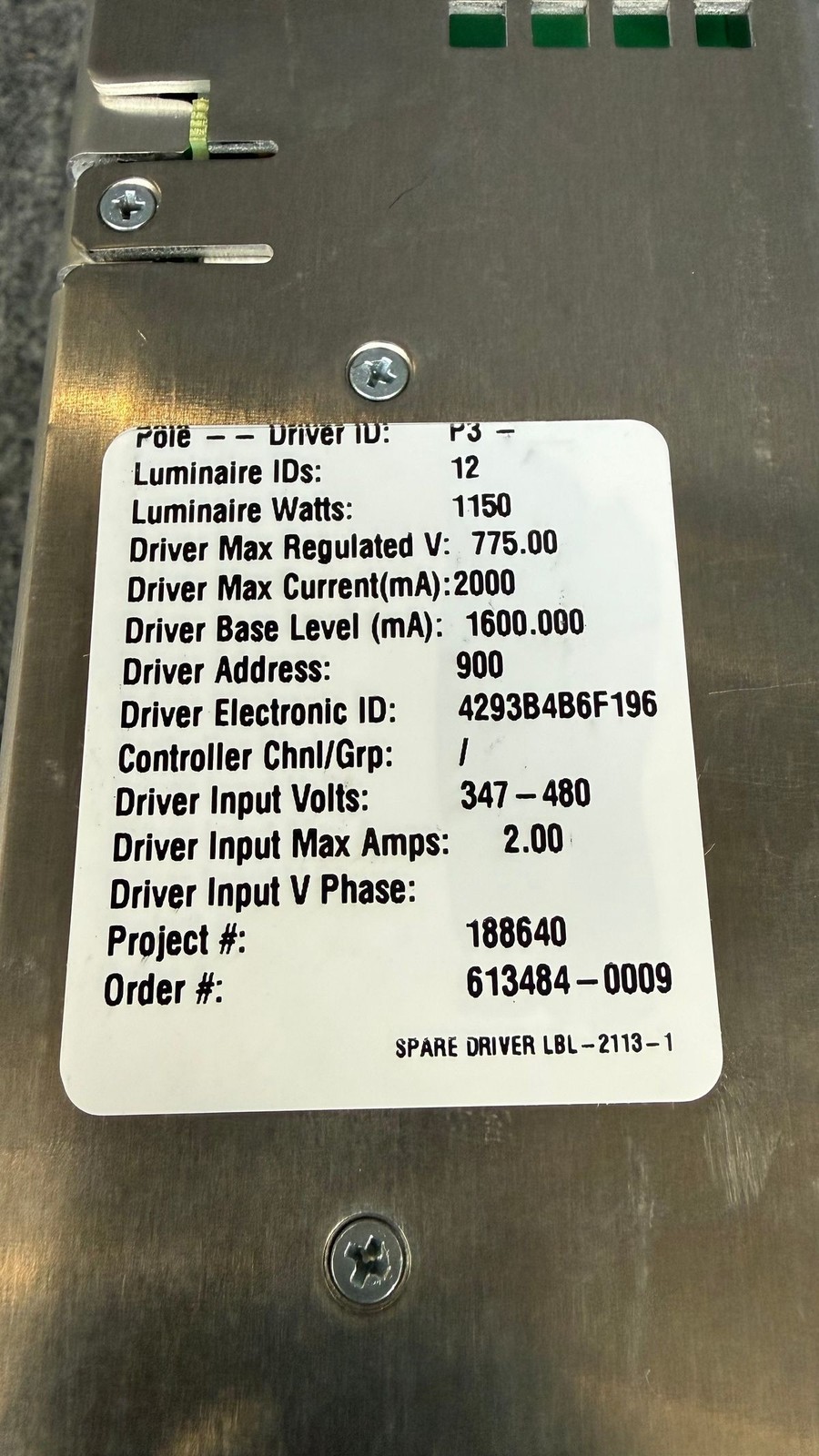 SCHIEDERWERK Dimmable LED Drive AC/DC Power Supply 4A CC-750V D15
