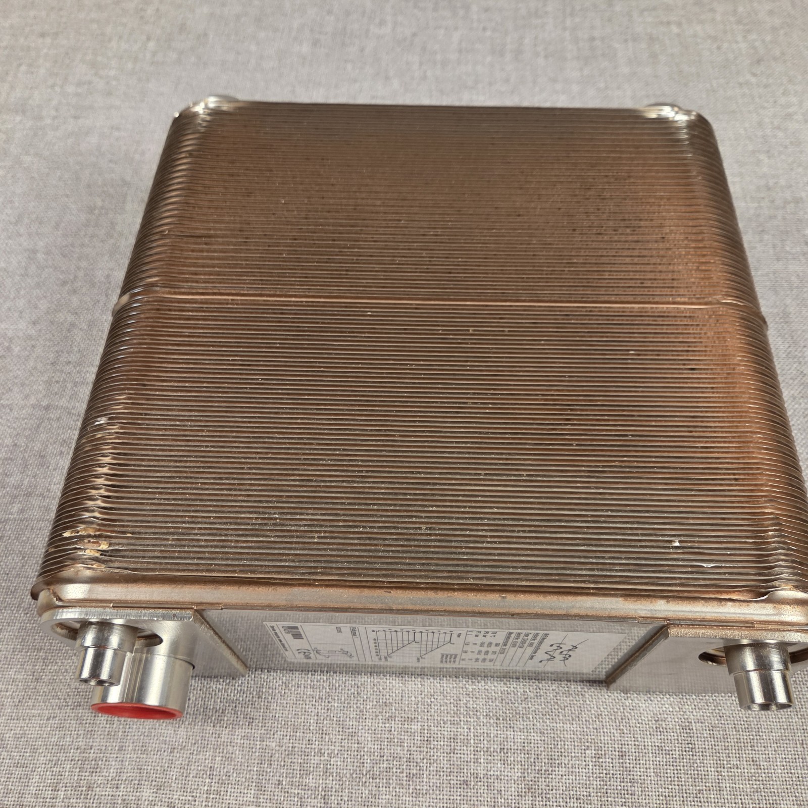 Alfa Laval CDH200-113M Brazed Plate Heat Exchanger P/N 454031 Stainless Steel