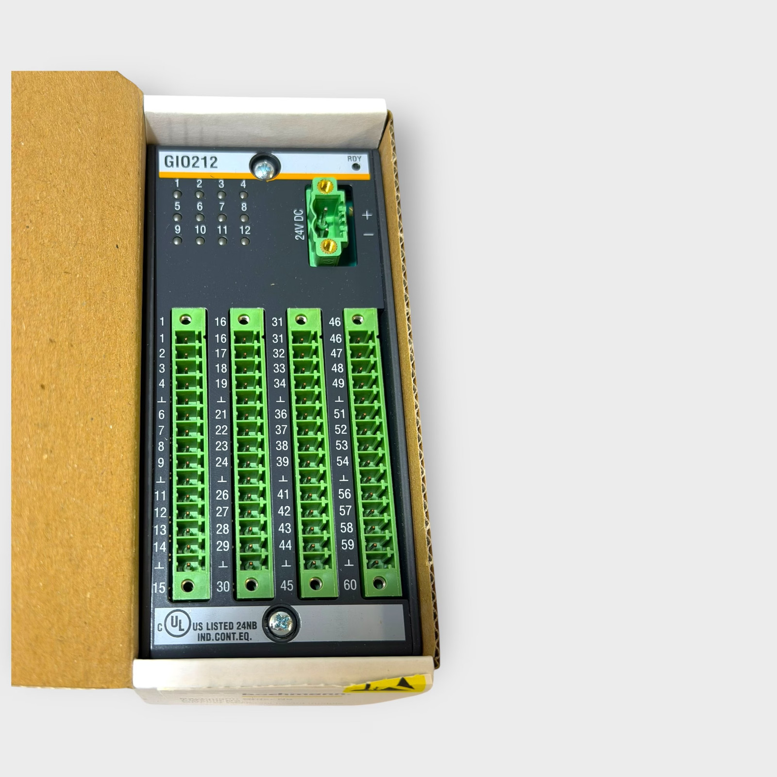 Bachmann GIO212 Universal Input/Output Module *NEW w/Phoenix Conn.* 00020620-00
