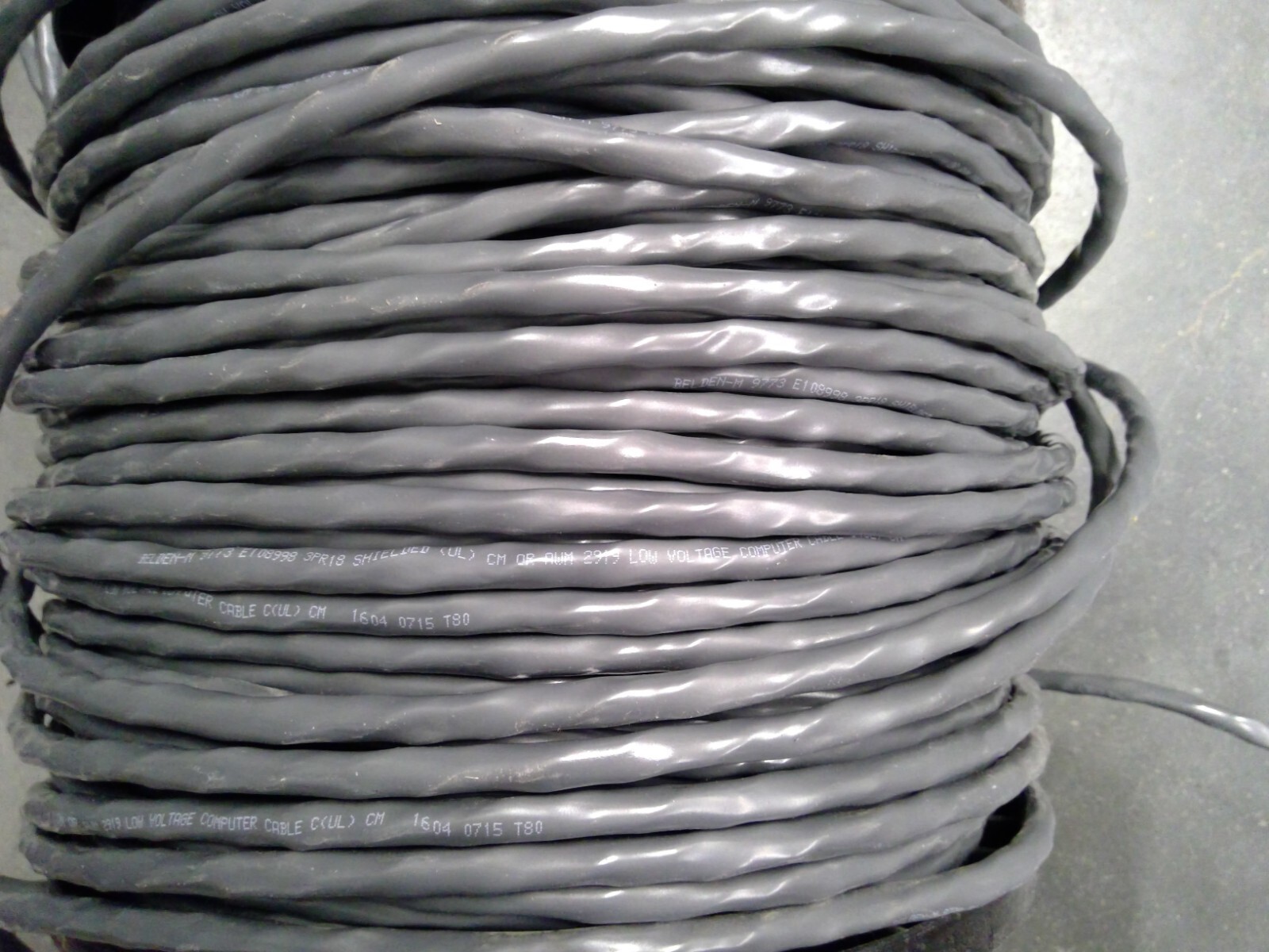 Belden 9773 3 Pair 18AWG Shielded Cable, Sold By Ft **Free Shipping**