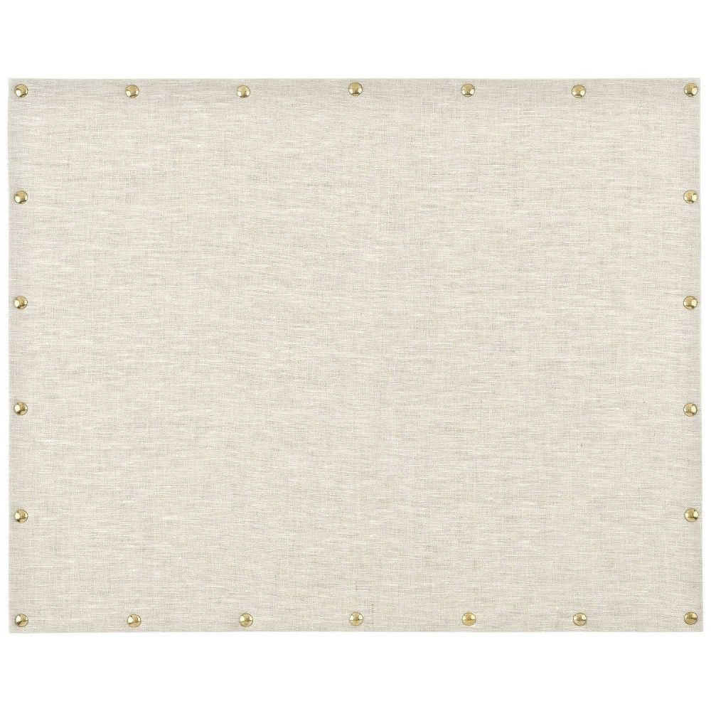 Sugar Paper Essentials 16″x20″ Fabric Pin Board: Wall Mount Bulletin Board Flax