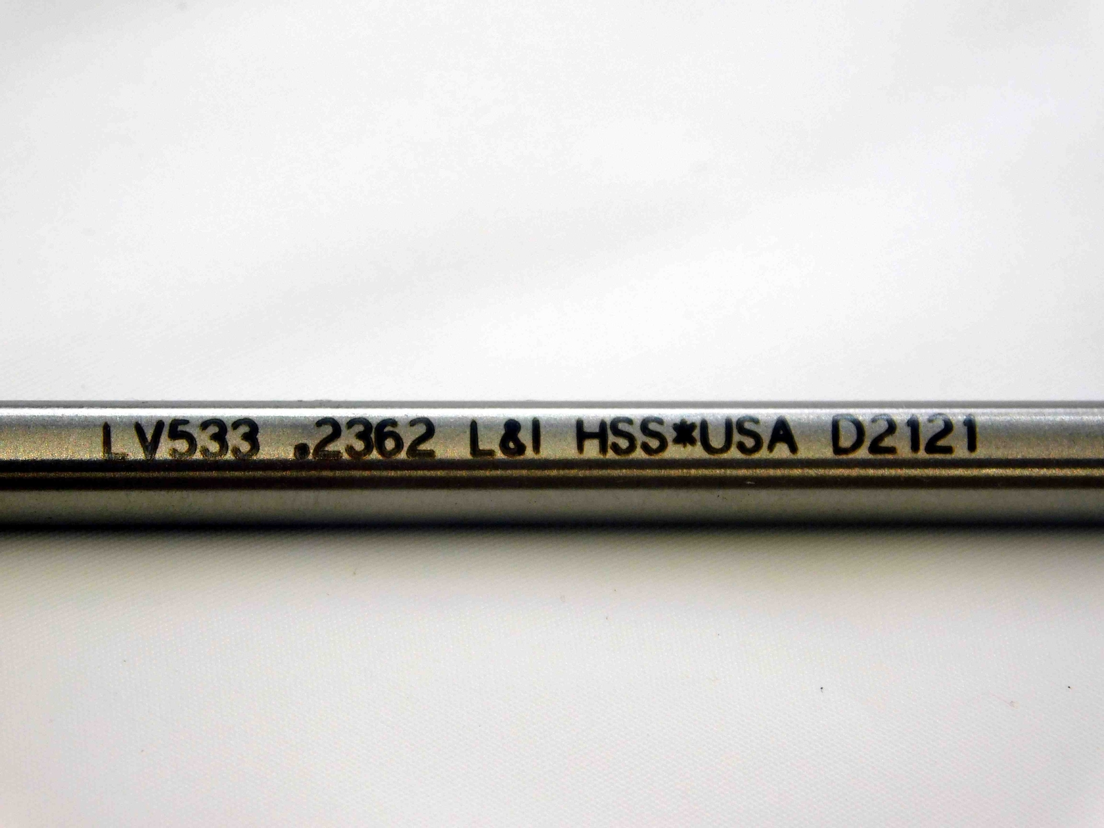 NEW L&I 0.2362 OD HSS REAMER 6 FLUTE .2362 15/64 .2500 -.0138 UNDERSIZE 6 mm USA
