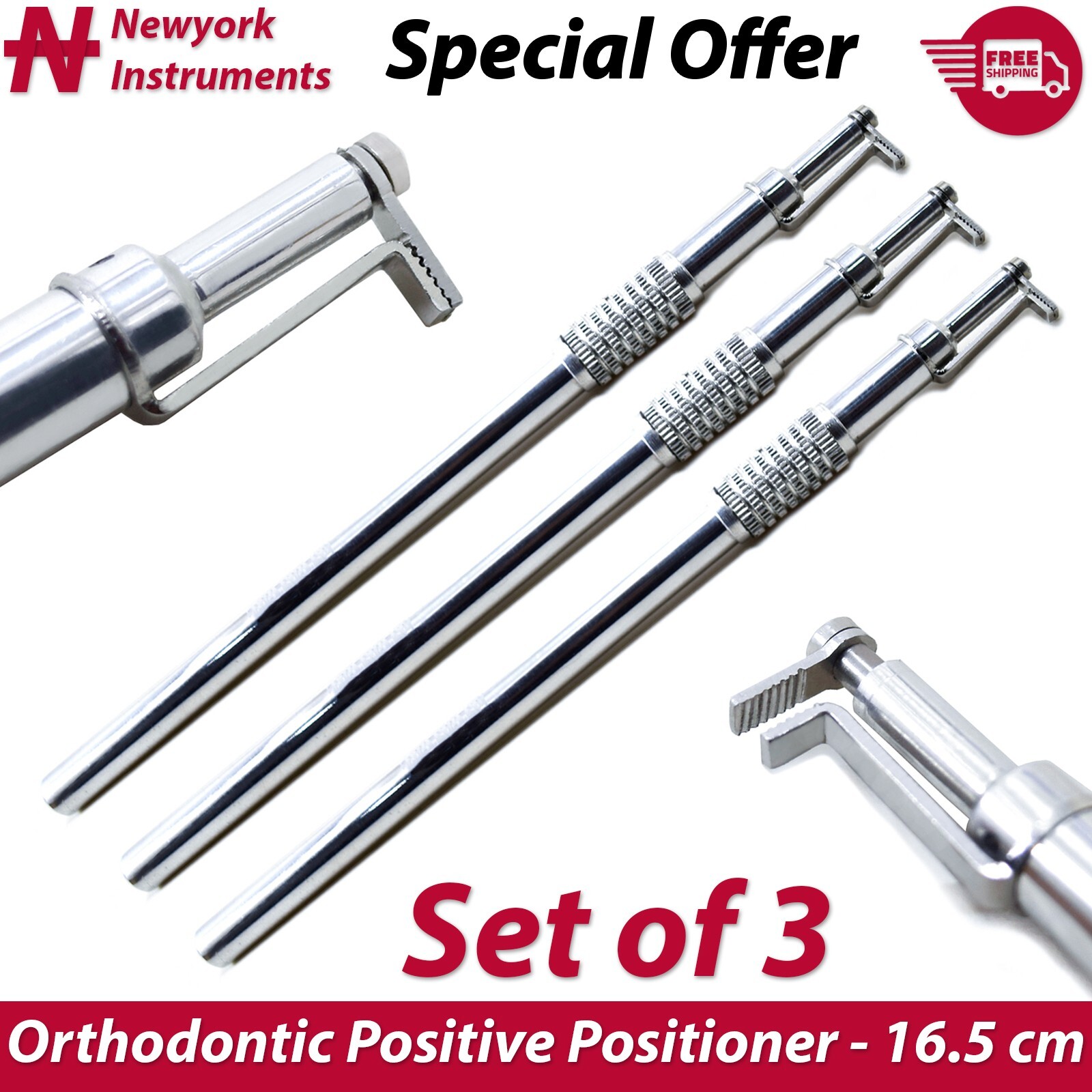 X3 Positive Positioner 16.5 cm Holder Placer for Posterior Buccal tube Bracket
