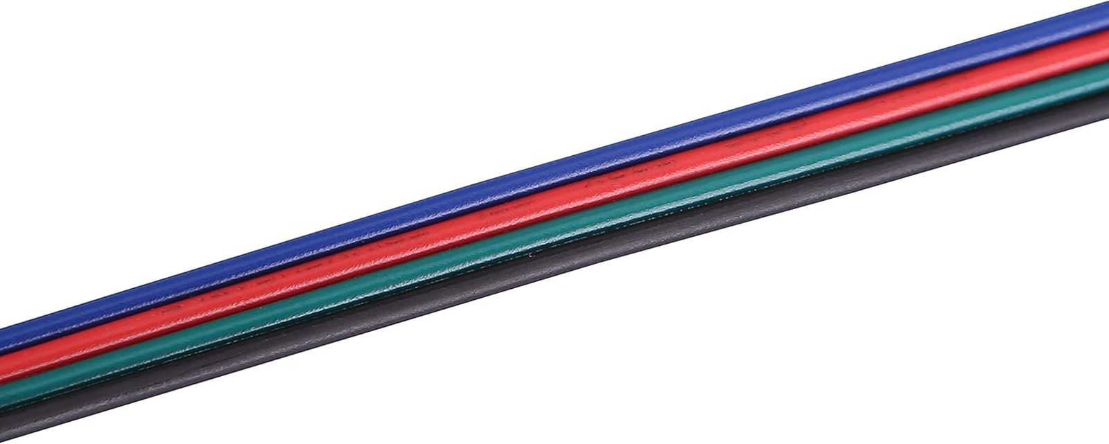 100Ft(30.5M) 22 AWG 4Pin RGB Wire Extension Cable with Spool, Led Lights Wires S