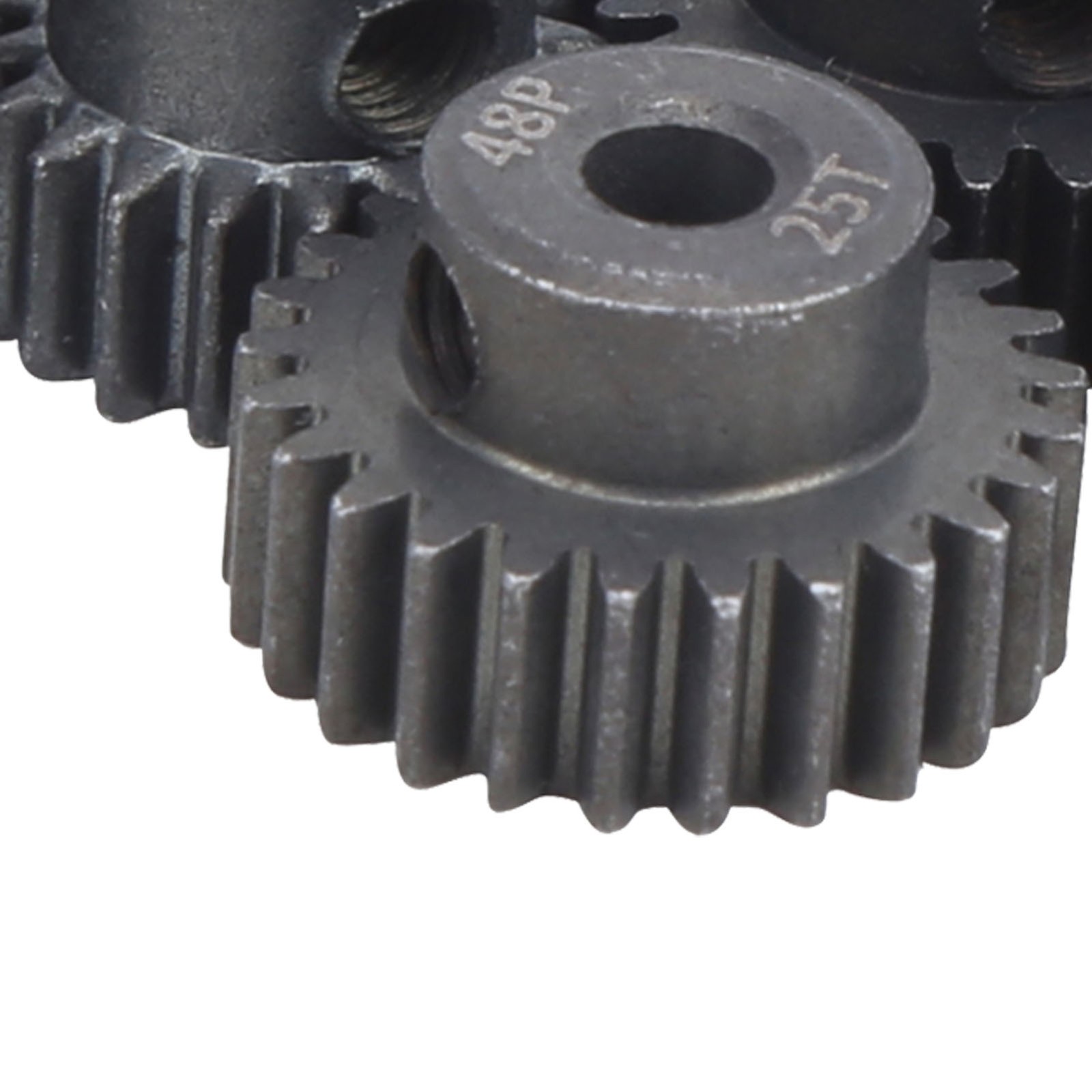 10Pcs/Set 16T‑25T 7075 48P Steel RC Car Motor Gear Pinion For 1/8 1/10 Brushless