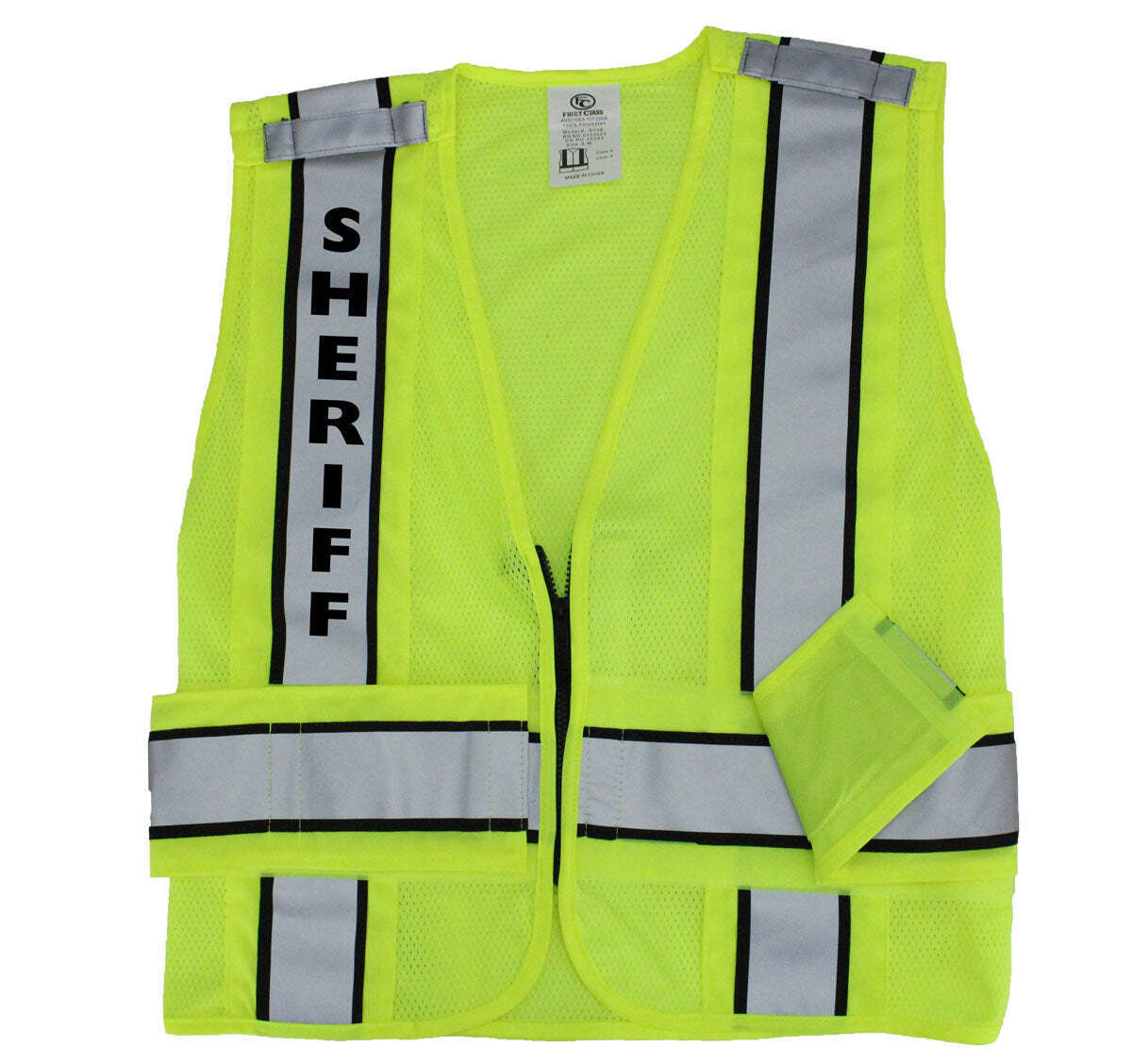 High Visibility Reflective Duty Safety Vests Plain and ID (Security)