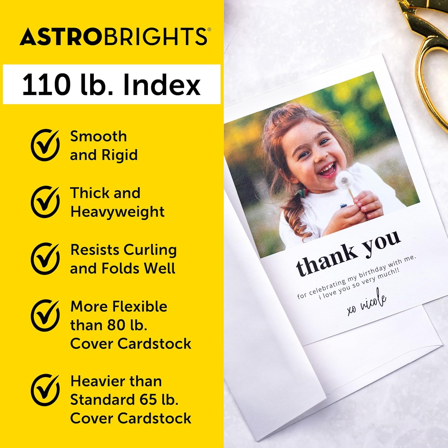Premium White Cardstock, 8.5″ X 11″, 110 Lb. Index, 94 Brightness, 235 Sheets –