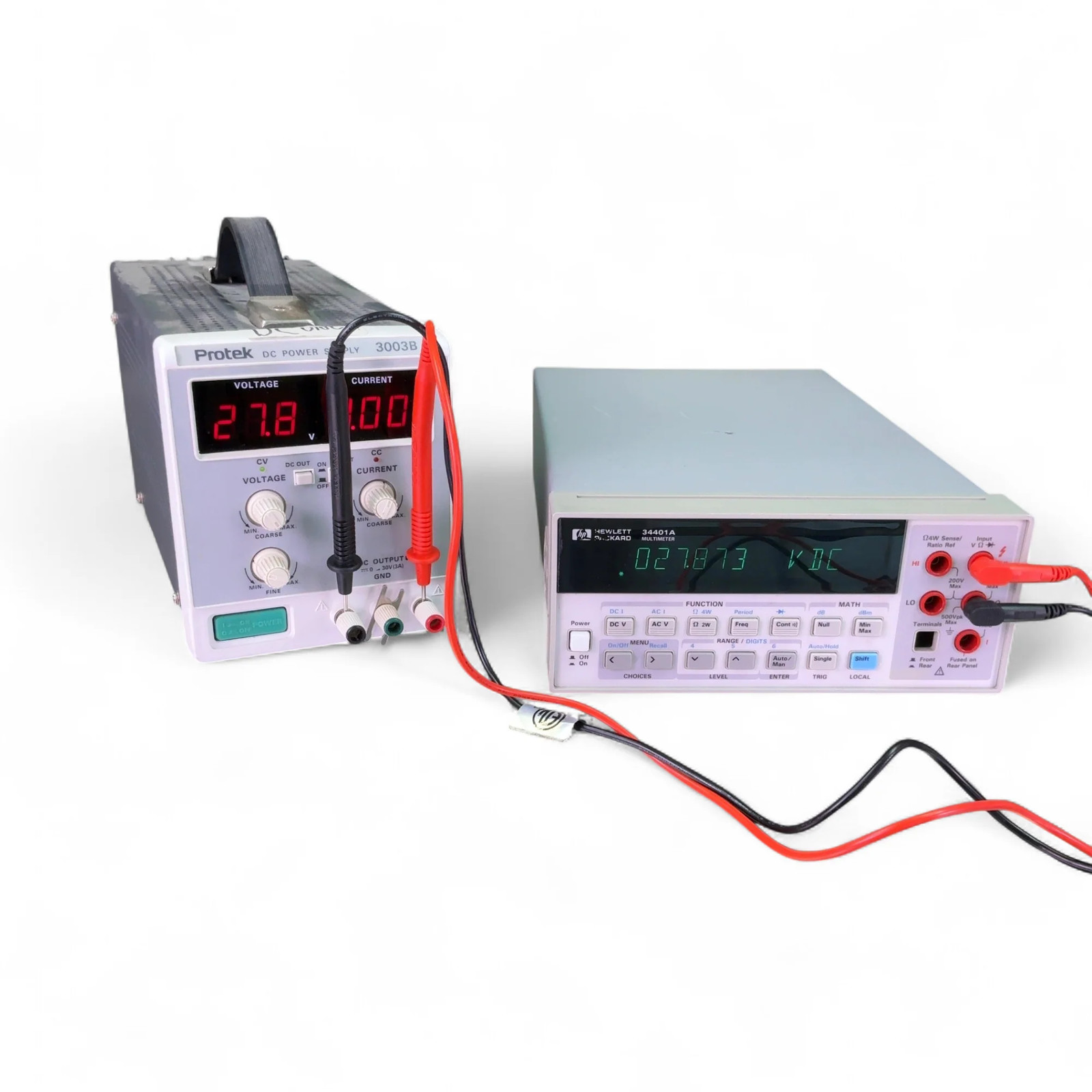 Hewlett Packard (HP) Digital Benchtop 1000V Multimeter 34401A Digital Multimeter