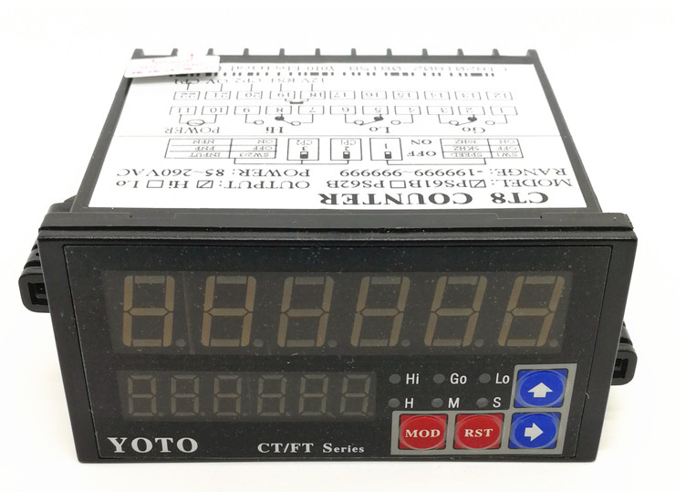 1PCS NEW YOTO CT8-PS61B PS61B CT8 COUNTER IN BOX 85-260VAC BRAND