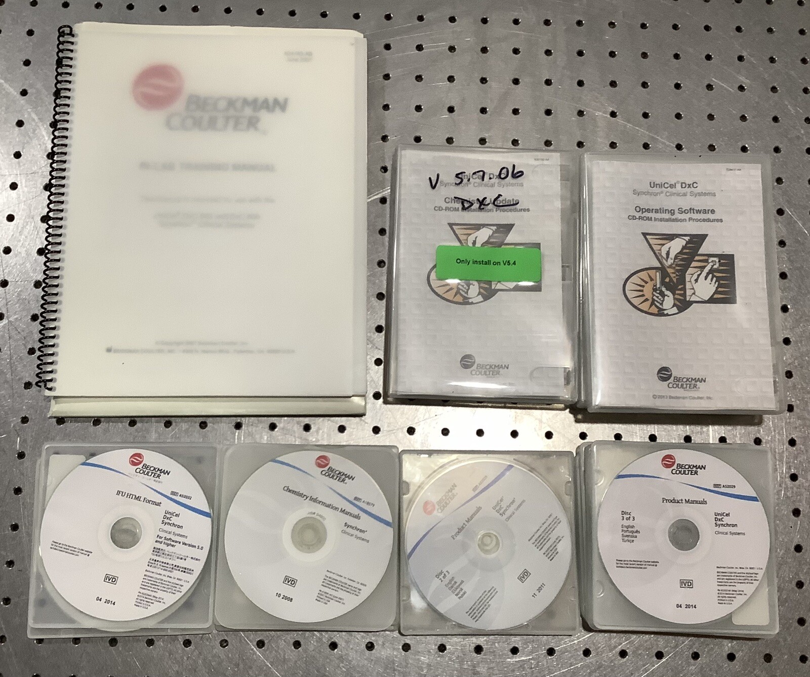 Lot of Beckman Coulter UniCel DxC Synchron Software Version 5.0