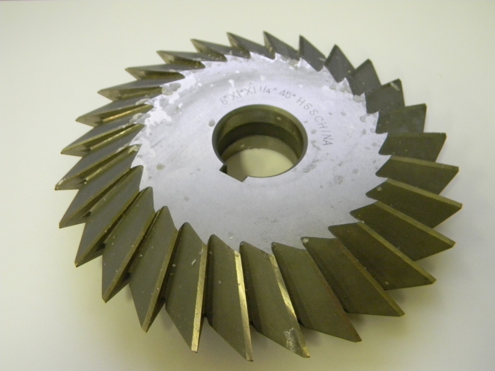 Value Collection 6" x 1" x 1-1/4" 45º HSS Double Angle Cutter #M