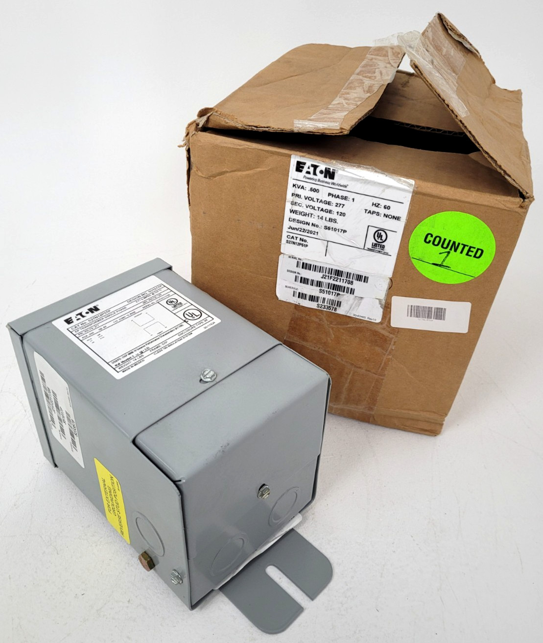 S27N12P51P Eaton EP Transformer Single Phase 277V – Next Day Option