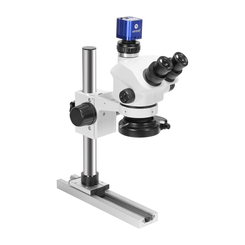 HY-5100-HG7045 7-50X Microscope Stand Digital Camera Stereo Trinocular Lens os67