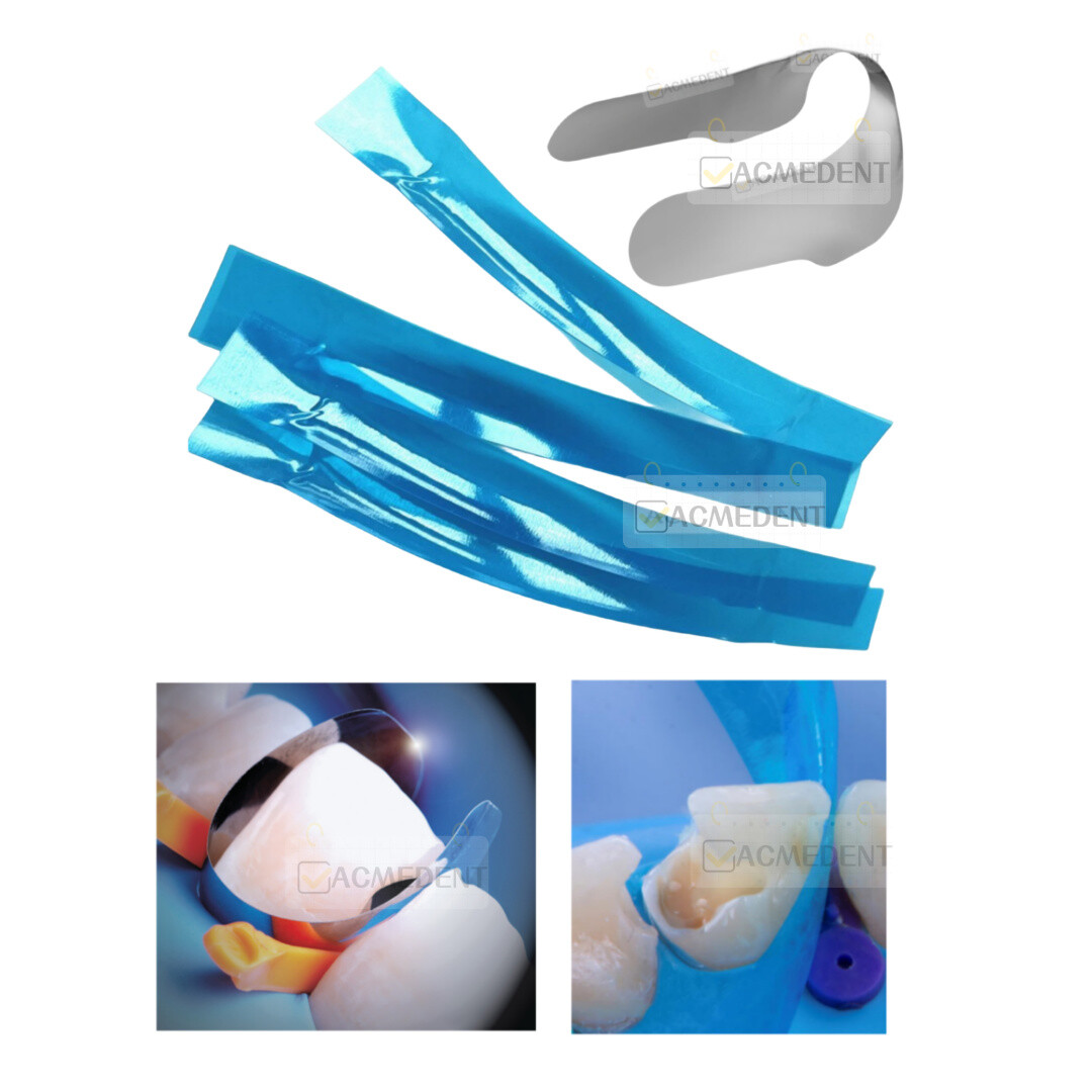 Dental Anterior Twin Matrices Cervical Matrix Blue Strip Fits TOR VM Minideep