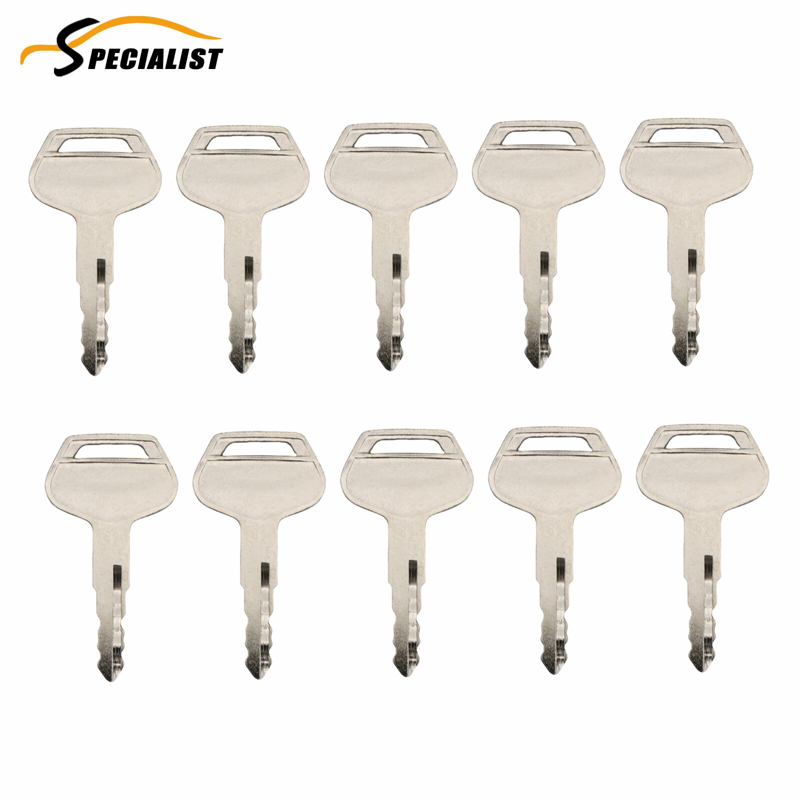 10pcs Keys 787 For Komatsu Heavy Equipment Key Excavator Dozer Loader Backhoe