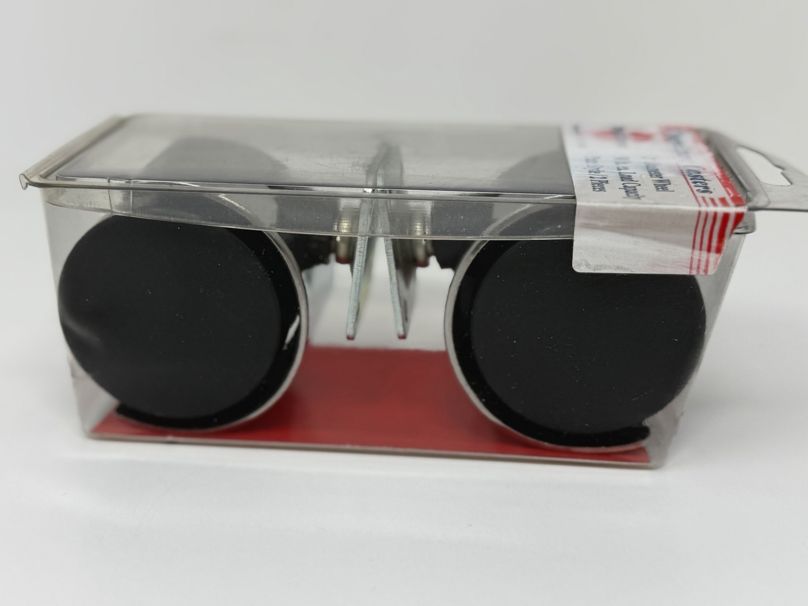 Faultless 2″ Dual Wheel Casters #24440 Black Silver Pack 2 pack New