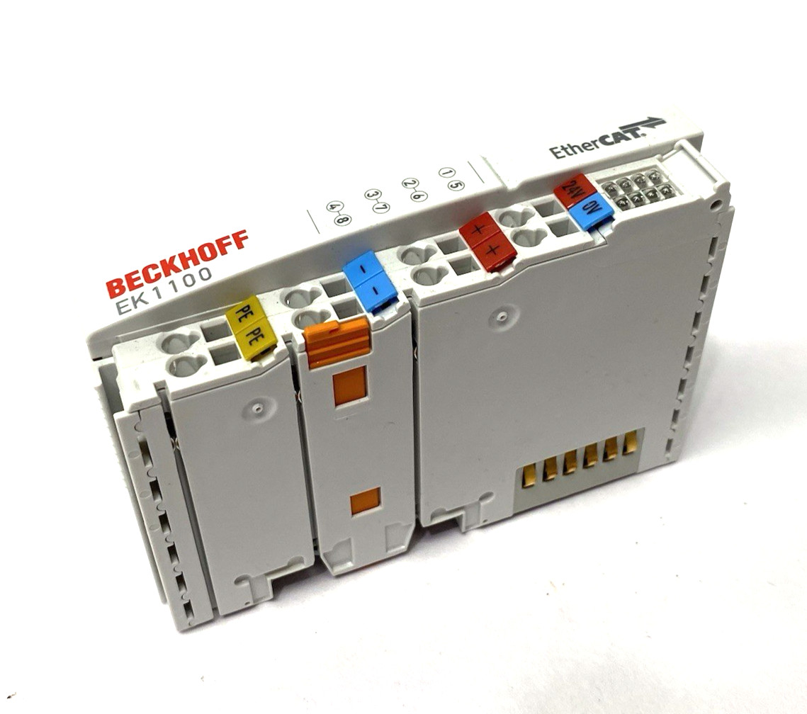Beckhoff EK1100 EtherCAT Coupler Terminal Module 2x RJ45 Socket Connections
