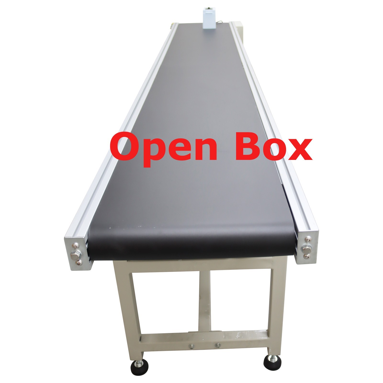 Open Box Length 118in PVC Flat Belt Conveyor Width 11.8in Adjustable Speed 120W