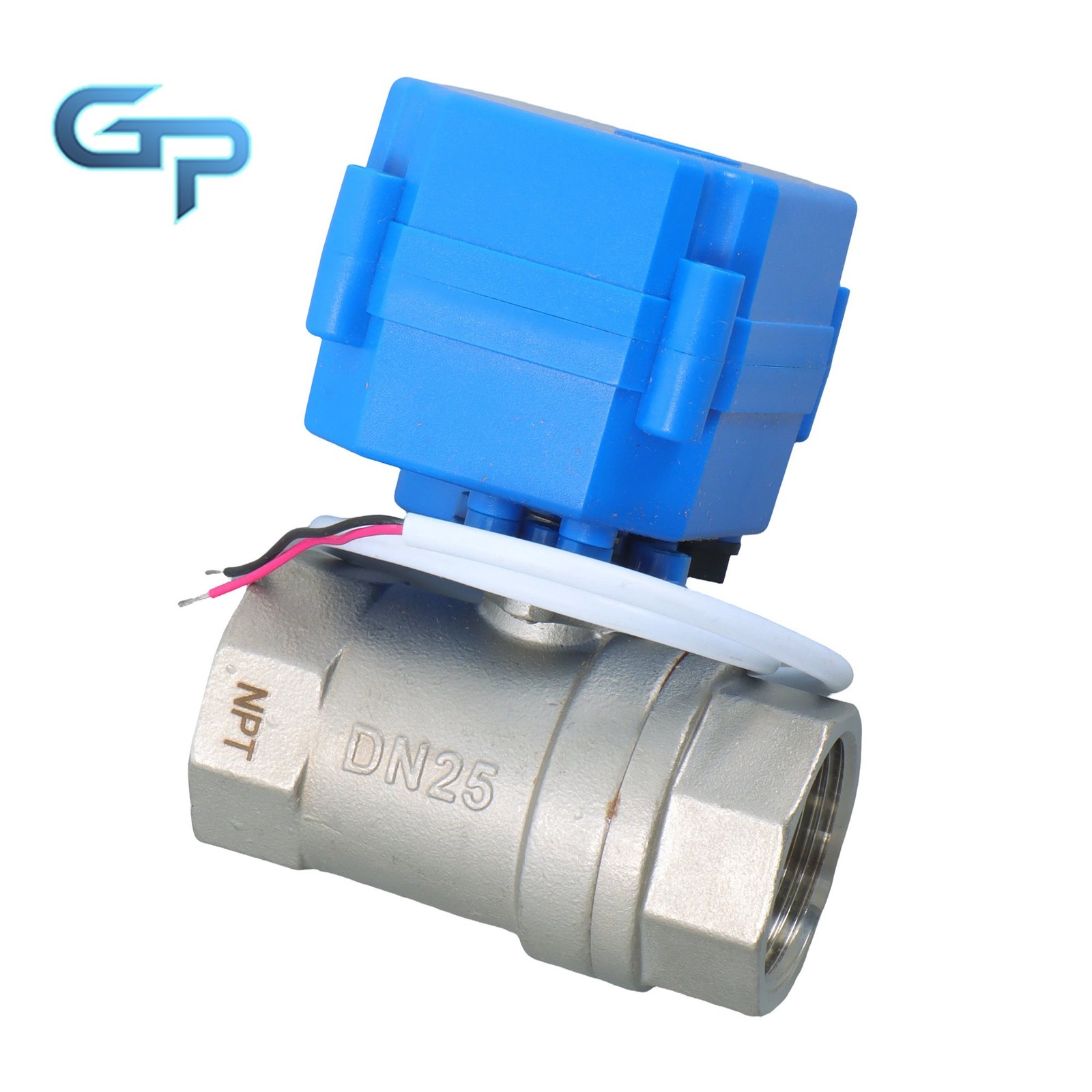 Auto Return Motorized Ball Valve 3/4″ Full Port 9-24V AC/DC