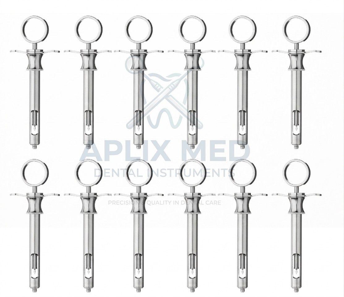 Lot of 10x Reusable Dental Anesthetic Syringe 1.8ml (CW Style) American Pattern