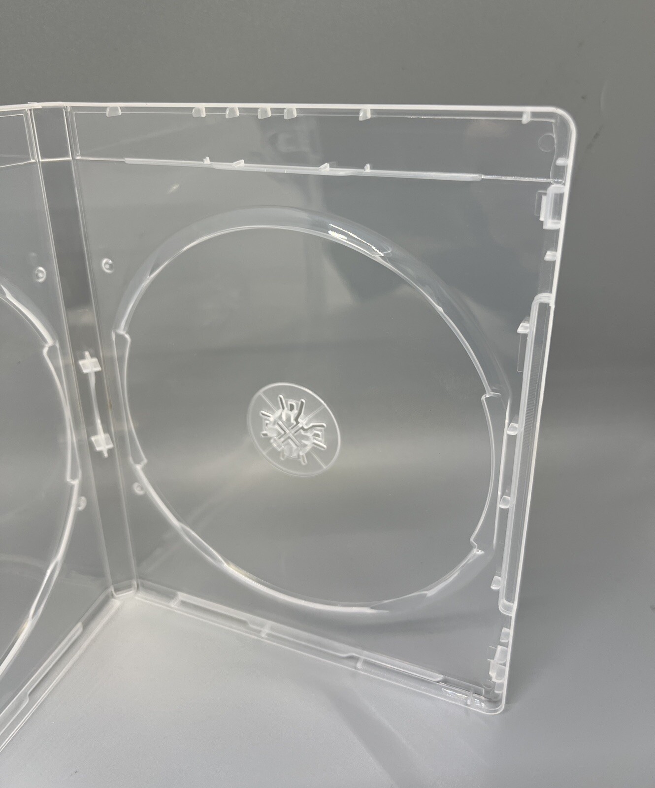 5 PCS 12MM BLU-RAY DOUBLE DVD CASE W/BLU-RAY & 3D LOGO, SUPER CLEAR, PS1202-3D