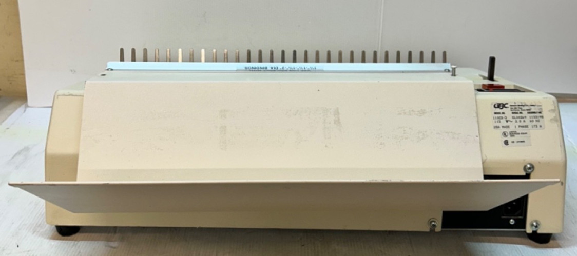GBC Electric Binder 110EB-2, 173-W 60Hz 2-A 1-Phase 115V USA Commercial T01018