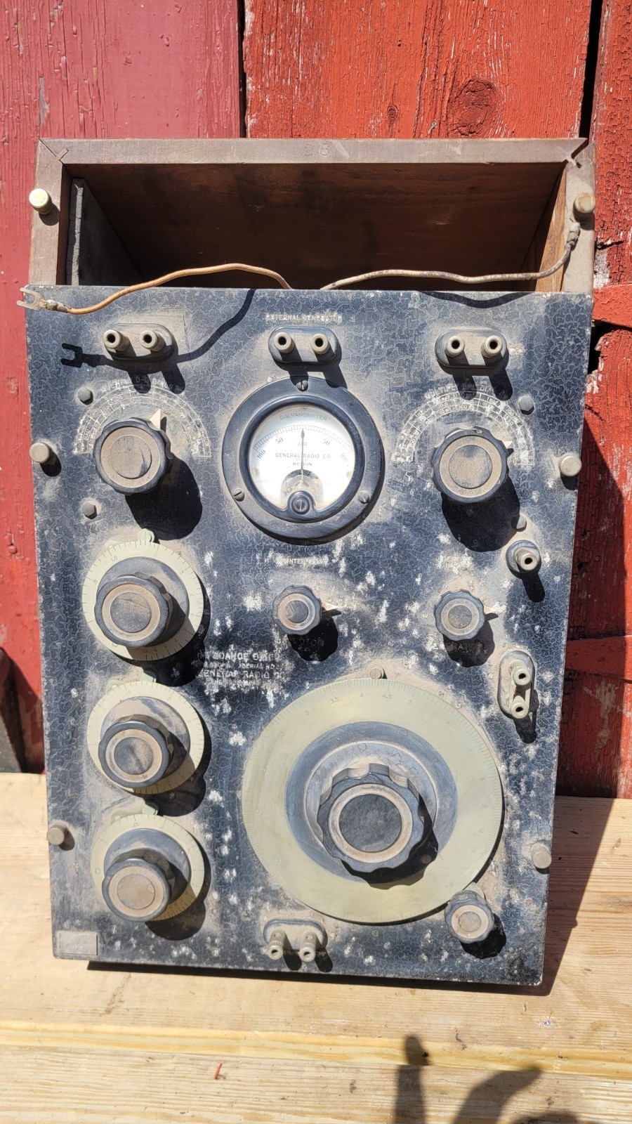 GENERAL RADIO TYPE 650-A IMPEDANCE BRIDGE ( sold as is )