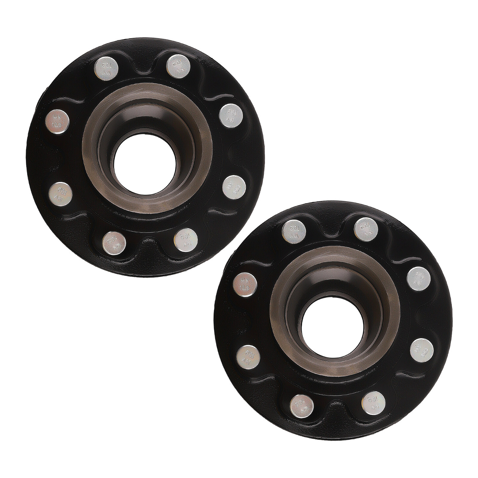 8 x 6.5 Lug 8000LB Shipping Container Wheels Steel & Cast Iron New