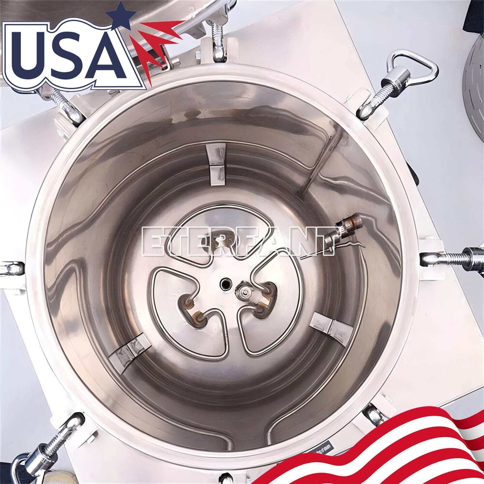 ETERFANT 24/28/35L Dental Medical High Pressure Steam Sterilizer Autoclave US