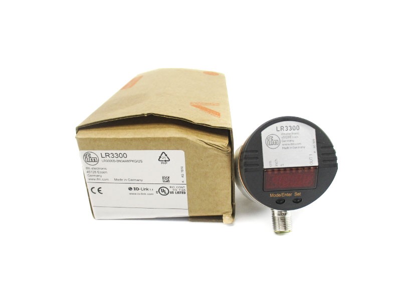 IFM EFECTOR LR0000B-BN34AMPKG/US LR3300 18-30VDC NSMP