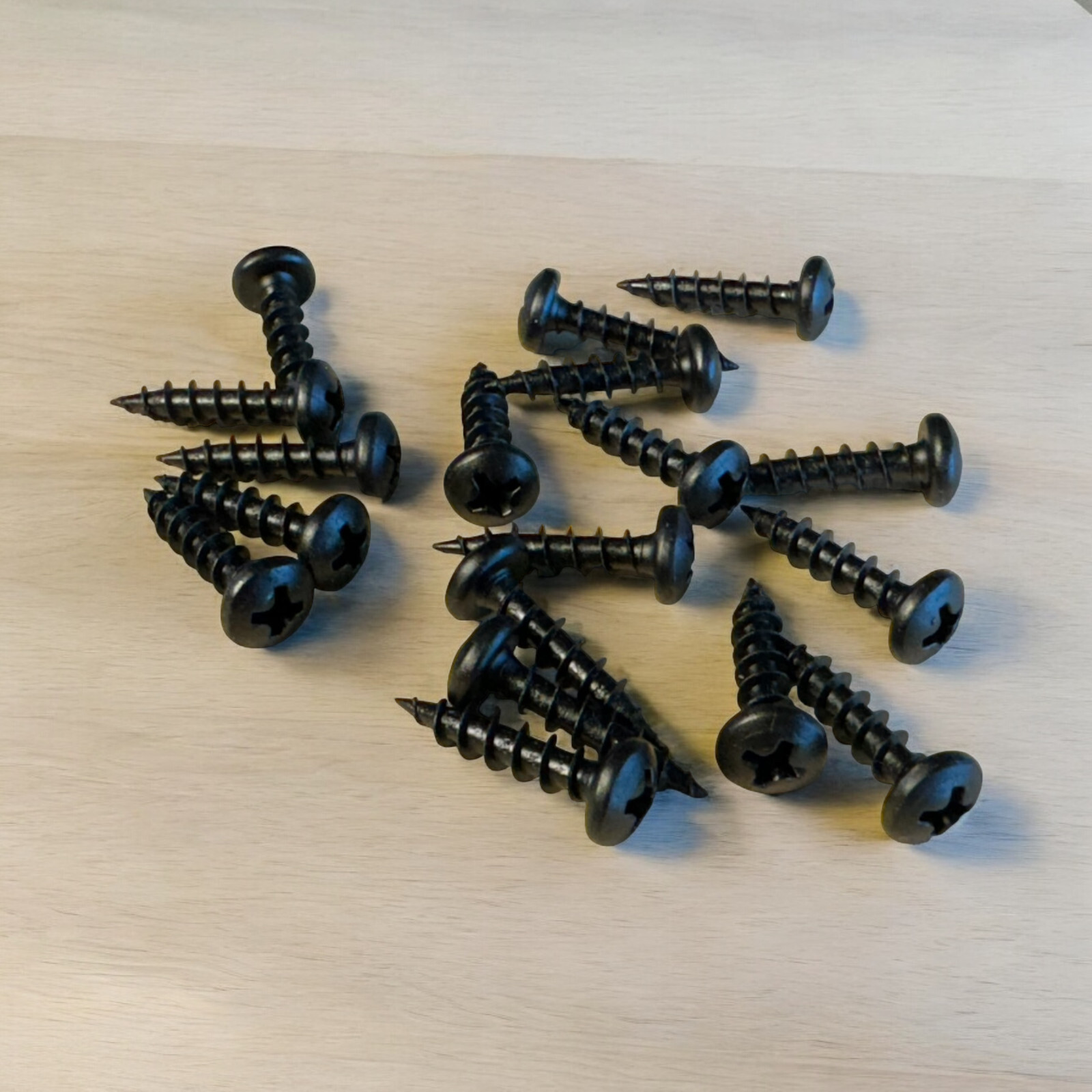 Black Pan Head Screws #6×1/2″, #6×5/8″ QTY 250 pack, #8×3/4″ QTY 200 pack