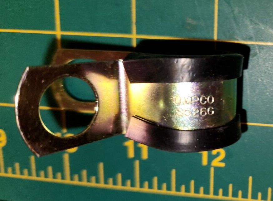 50 New 3/4″ Cable Clamp UMPCO S526G12 GZ Plated Steel S526G-12 Cushioned Loop