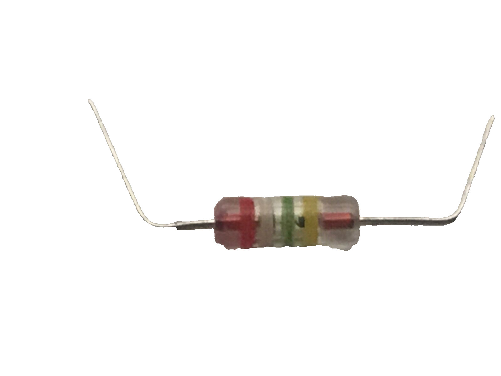 (4x) 2.9 MΩ ±0.02% Glass vacuum sealed wire wound resistors vintage new nos (4x)