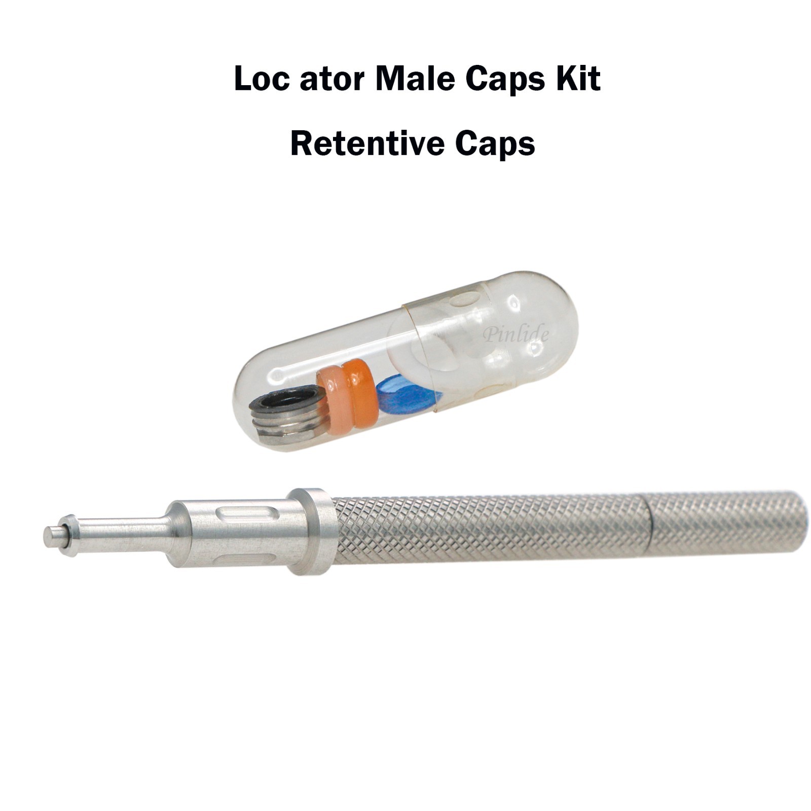 US Dental Locator Abutment& Male Cap Inserts Kit For Osstem Hiossen Mini/Regular