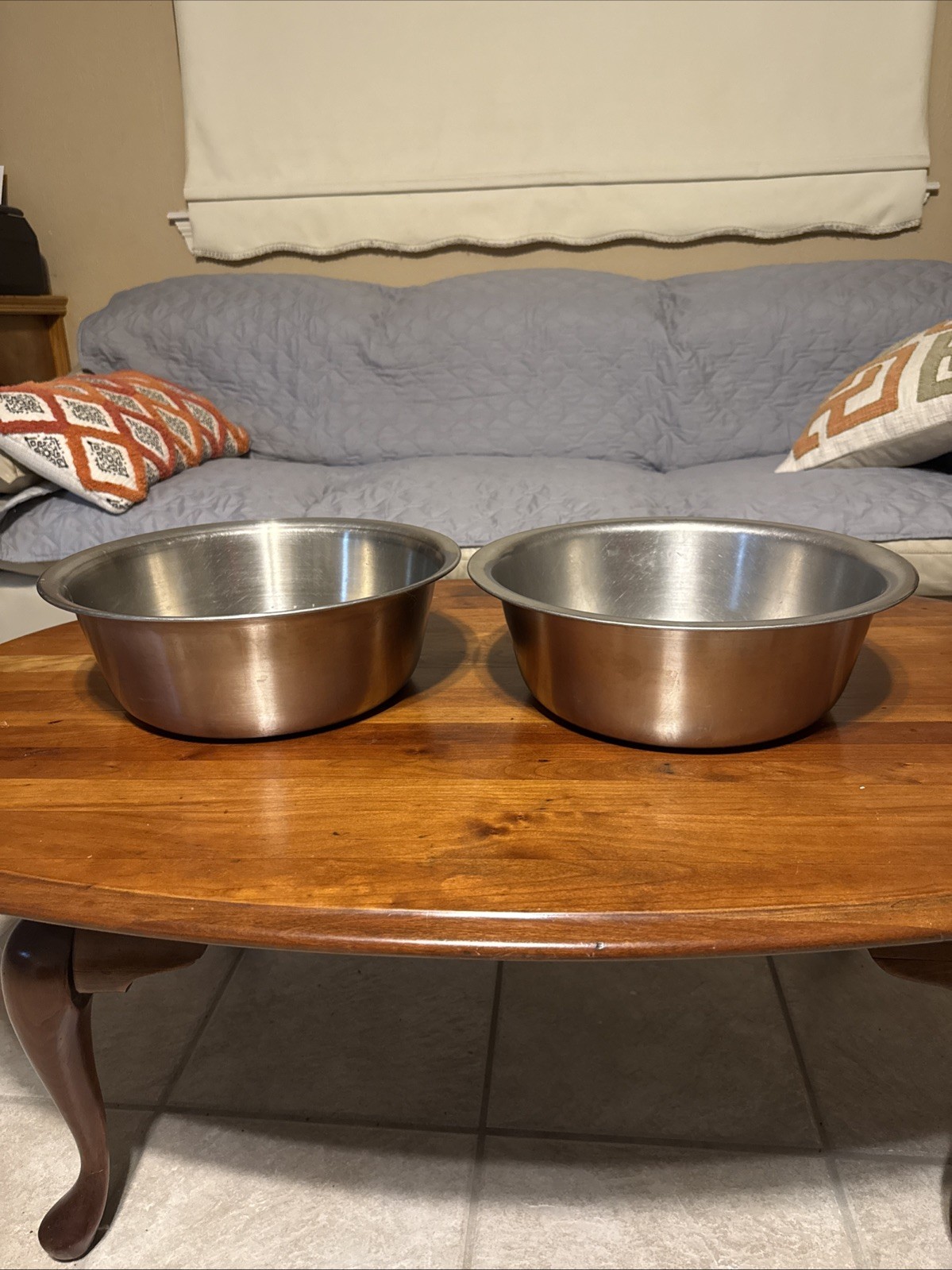 2 Surgical Bowls by Polar Ware Company 7 Qt Stainless Steel No. 134 Vintage USA