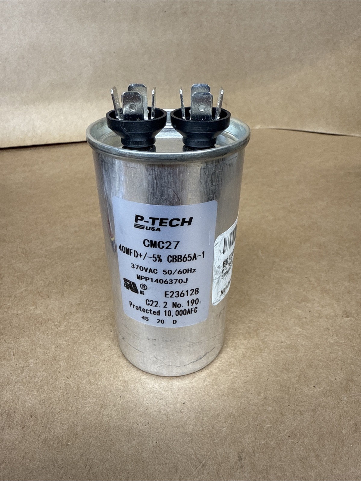 AC 370 40MFD 5% 50/60Hz Air Conditioner Motor Run CBB65A-1 CBB65