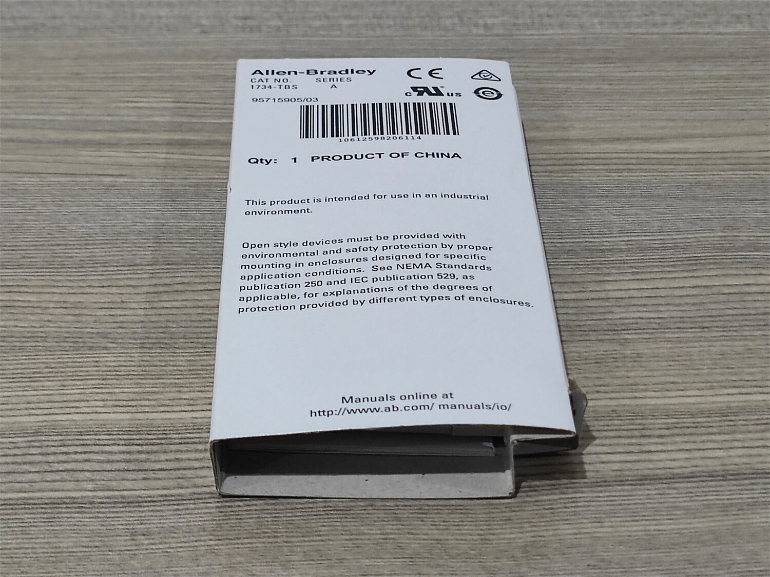 1734-TBS Allen Bradley Point I/O Terminal Base Module In Box 1734TBS