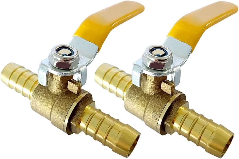 5/8 Inch Brass PEX Ball Valve 2-Way Shut Off Valve Fittings 2PCS