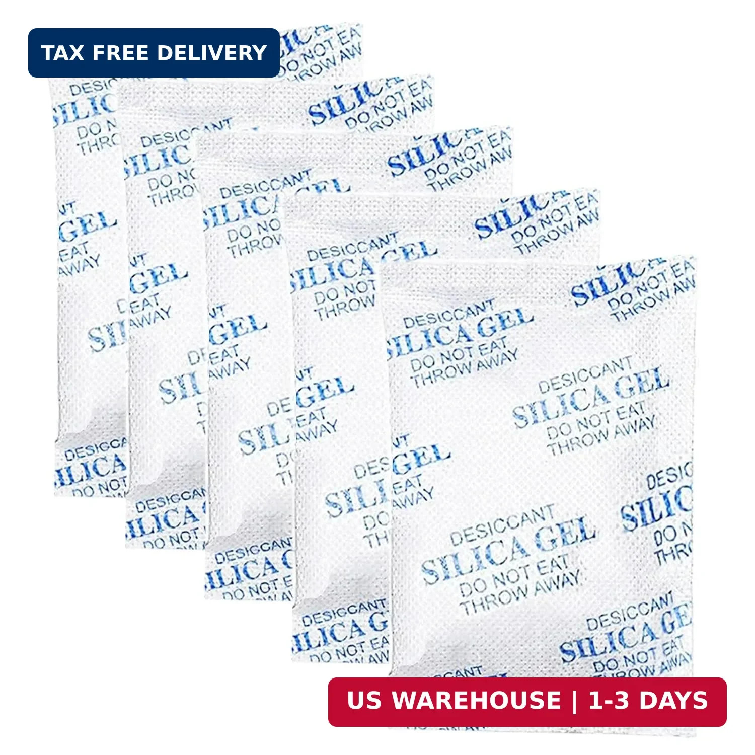 Silica Gel Packets 20 Gram 15 Pcs Desiccant Moisture Absorber Packs