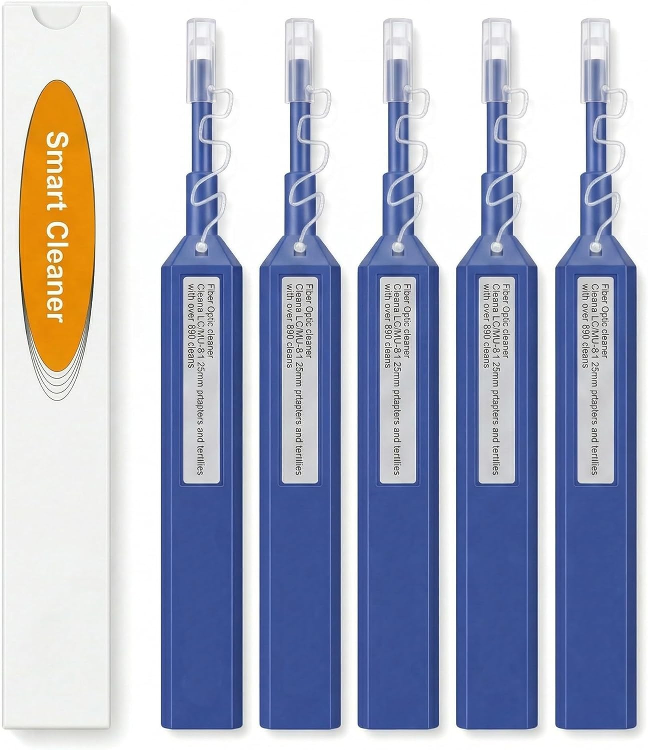 Fiber Optic One Click Cleaner Pen Push Type Connector End Face Cleaning Tool LC