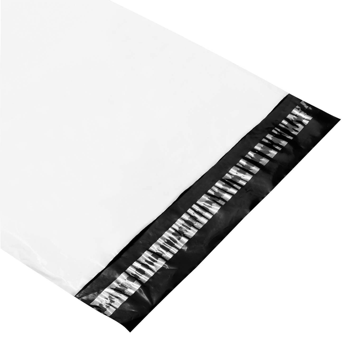 Karat 11”x15” Poly Mailers White, Tamper-Evident Adhesive Closure – 500 pcs