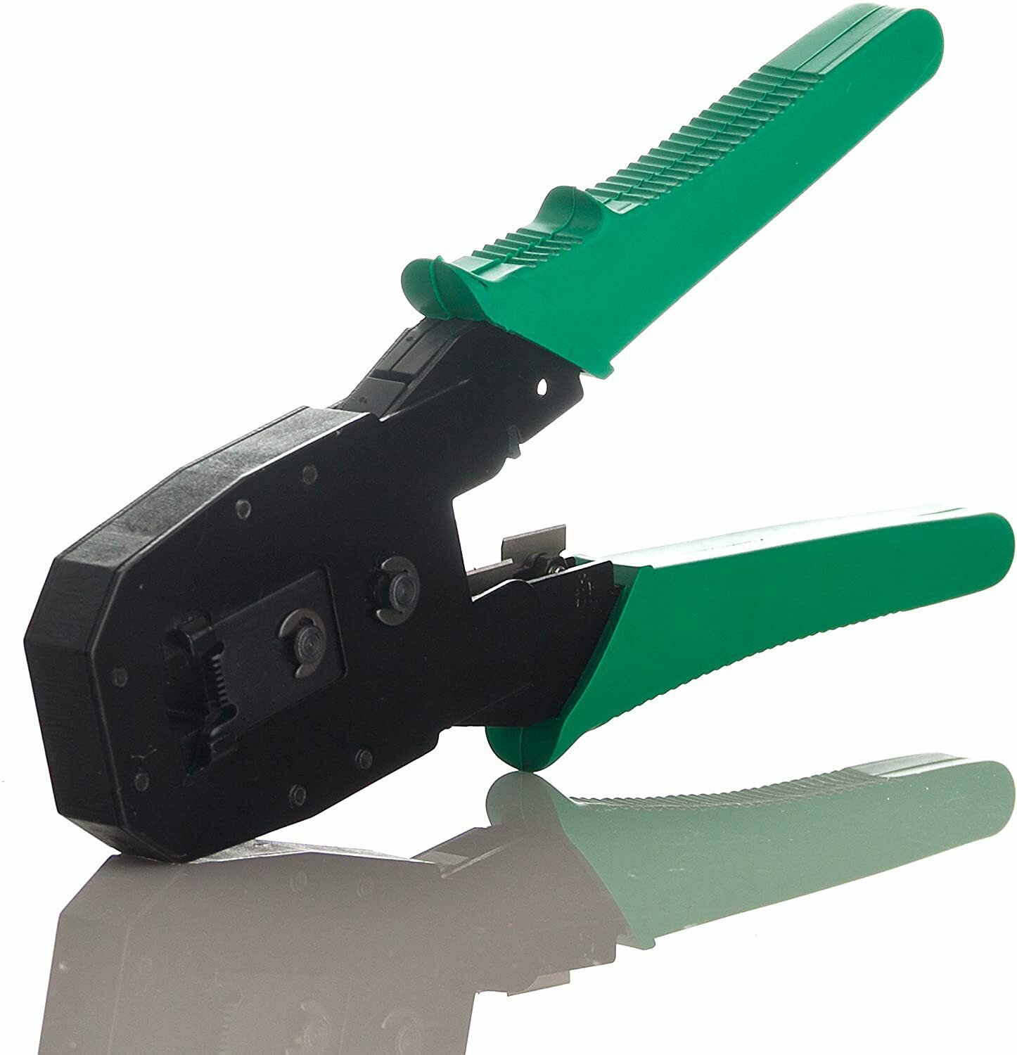 Frisby Crimping Tool & Wire Stripper for Network Installations RJ45 RJ11 RJ12