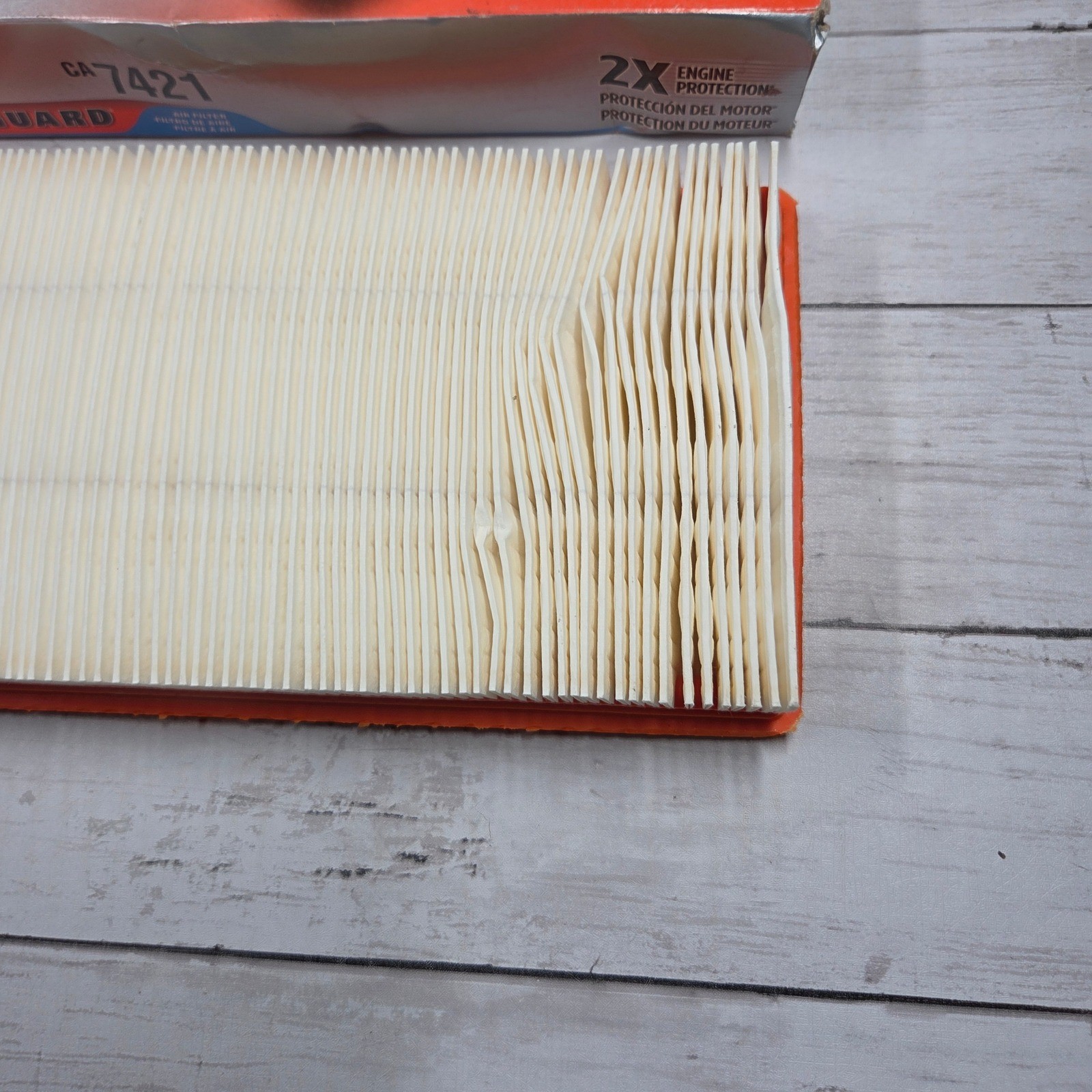FRAM Extra Guard CA7421 Engine Air Filter White Orange