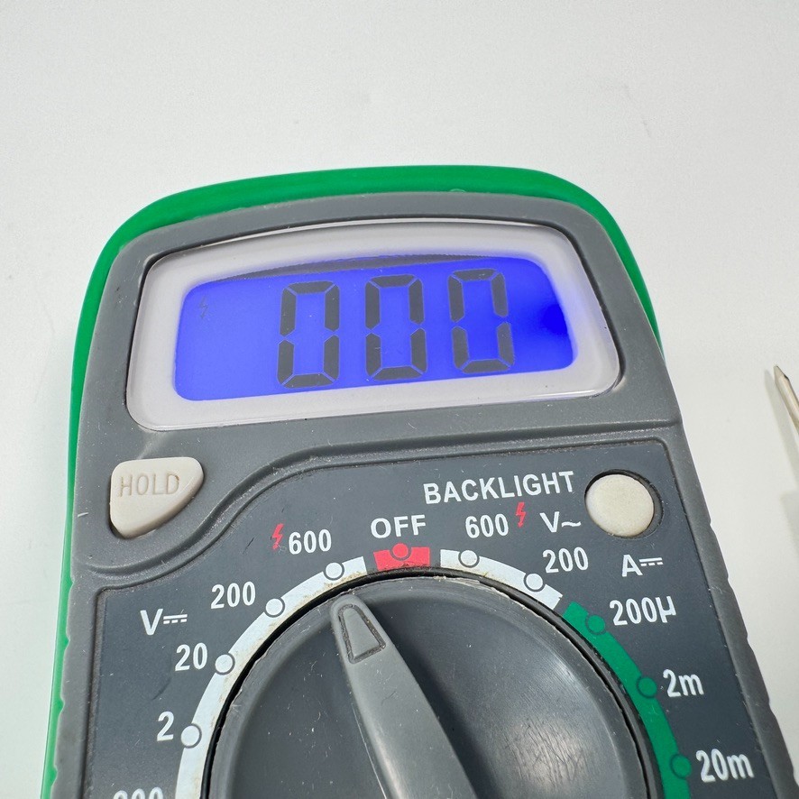 Velleman DVM850BL Green LCD Display Data Hold Function Digital Multimeter