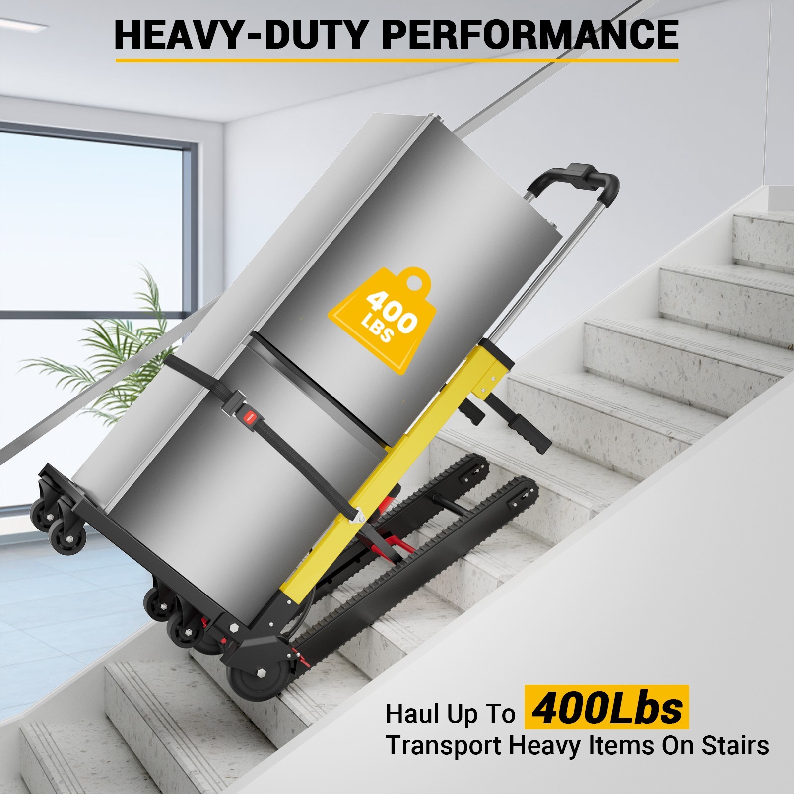 Electric stair climbing hand trucks Powered Stair Climber Dolly Cart & Batteries