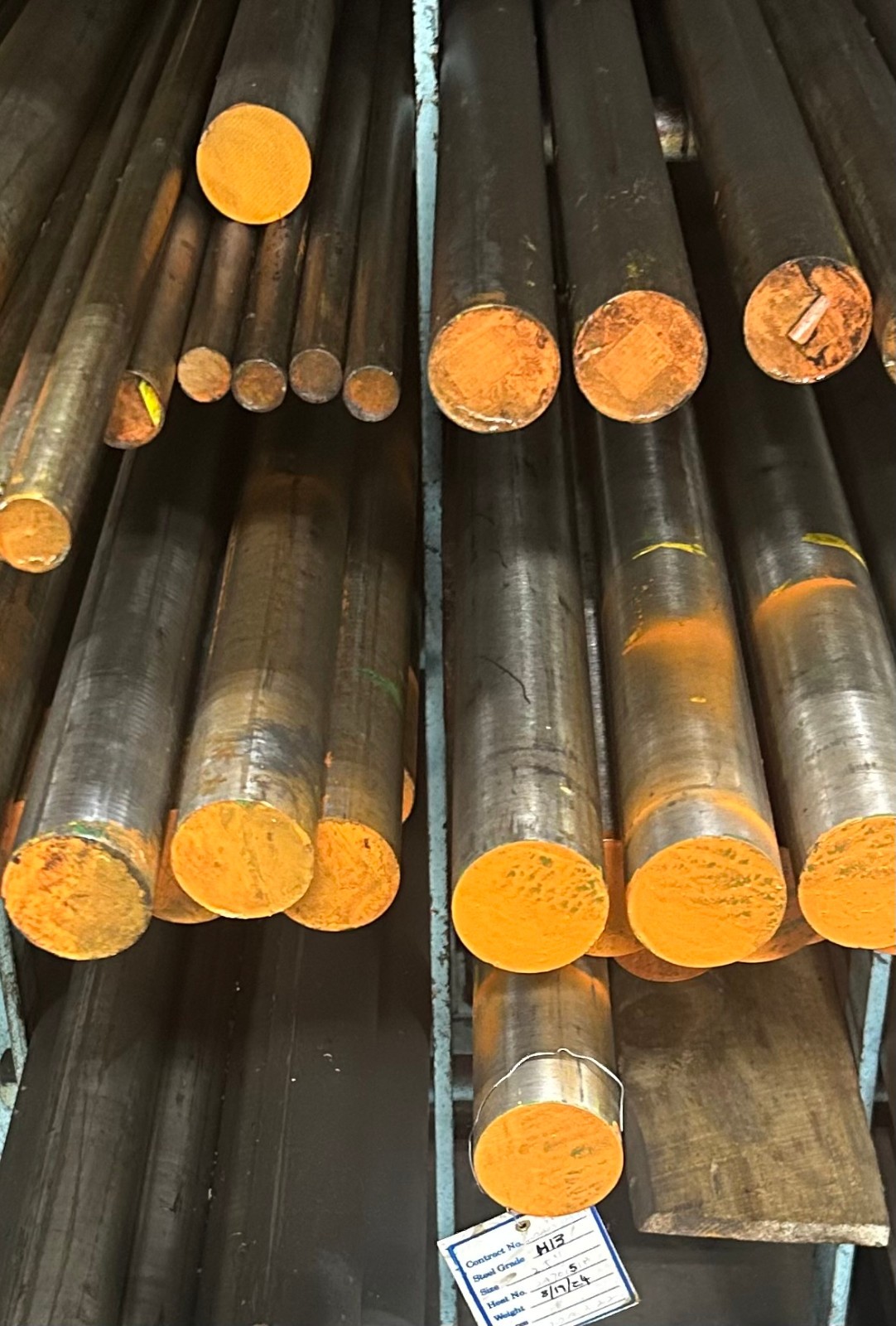 1/2″ Diameter X 36″ Length H-13 Tool Steel Decarb Free Annealed Bar