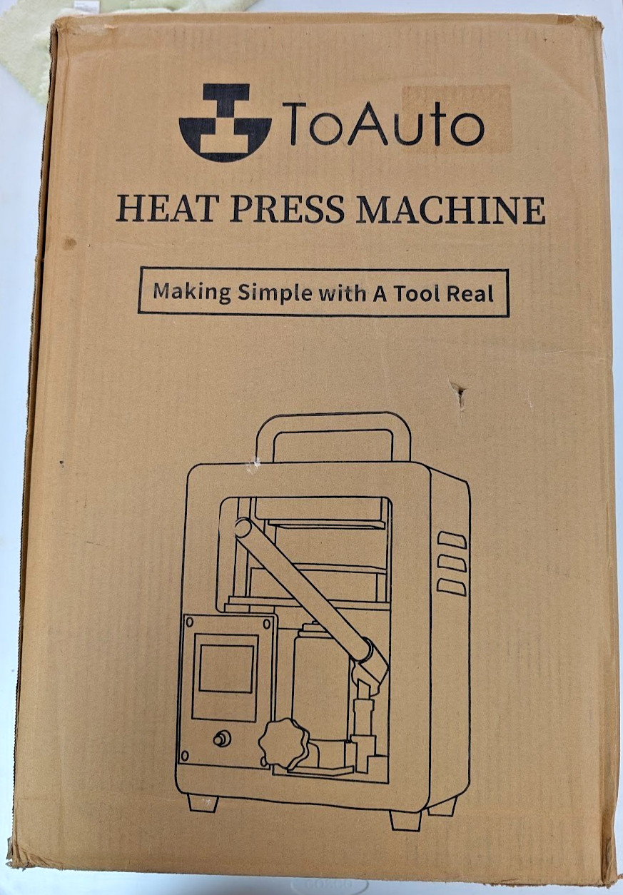 NEW – Fitinhot-5 Ton Portable Hydraulic Heating Plate Press 2.3×4.7″ -WE PAY S&H