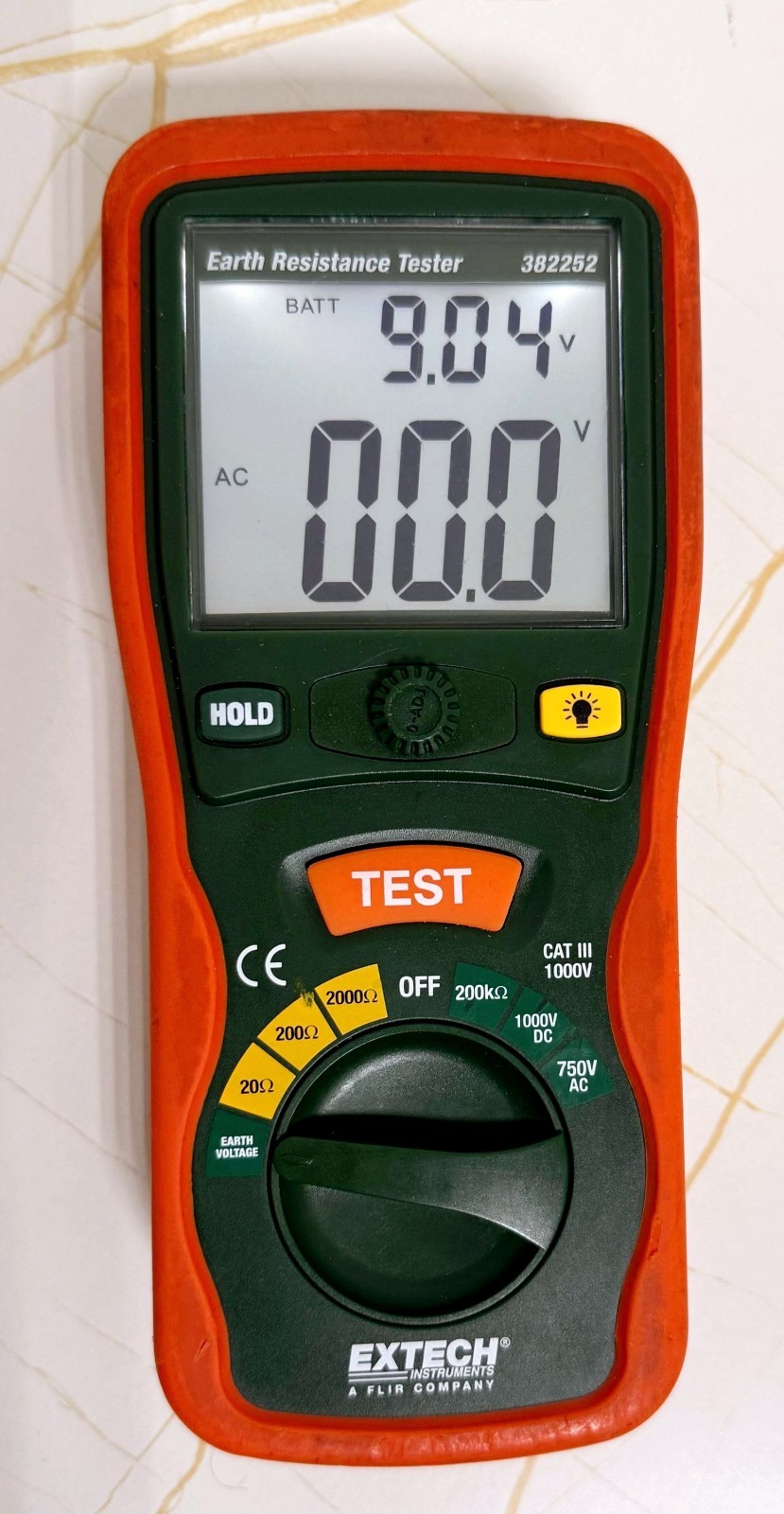 Exteche Earth Resistance Ground Tester